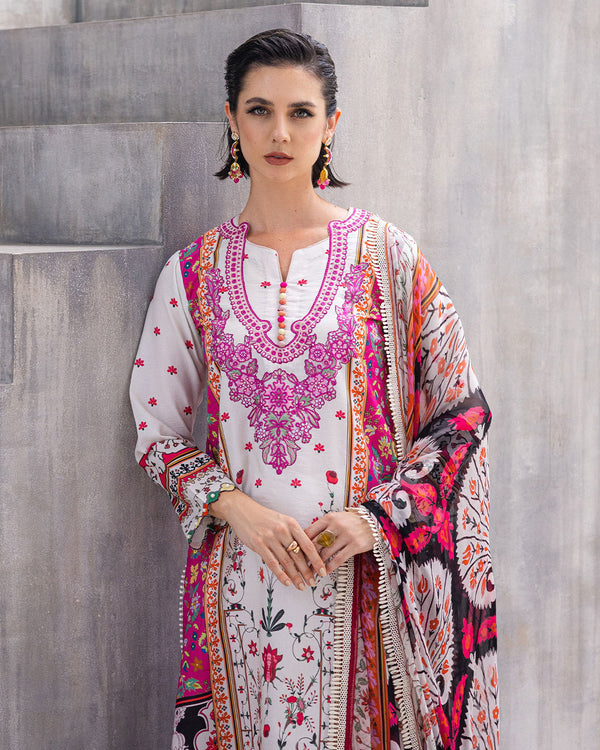 Roheenaz | Azalea Printed Lawn 24 | Marigold Meadows by Roheenaz - Designer Dress - Type: Ladies Clothes - Available at Libayah - 100% Original