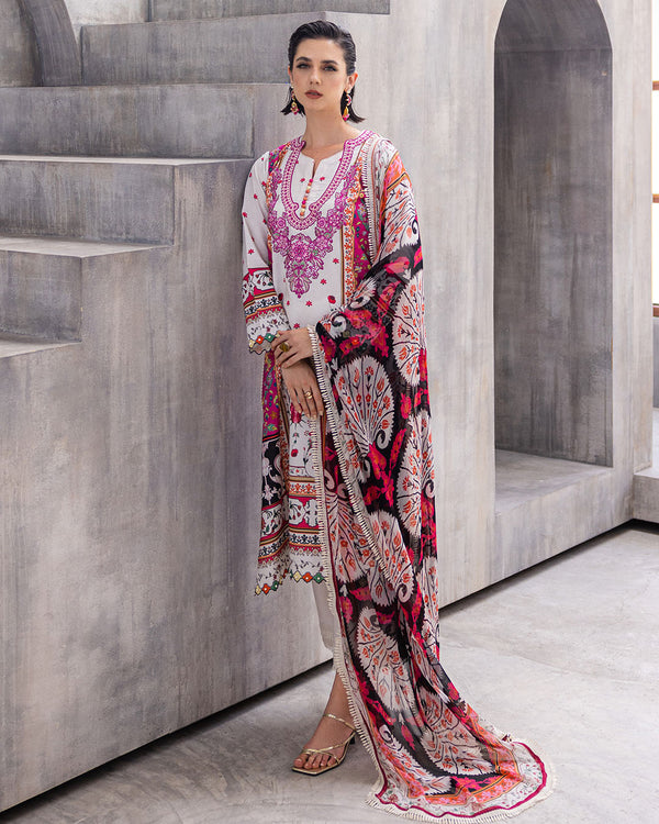 Roheenaz | Azalea Printed Lawn 24 | Marigold Meadows by Roheenaz - Designer Dress - Type: Ladies Clothes - Available at Libayah - 100% Original