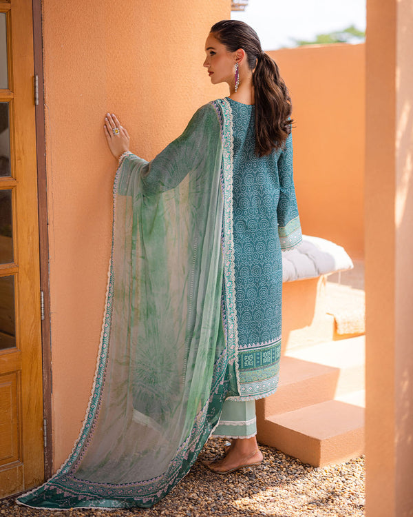 Roheenaz | Azalea Printed Lawn 24 | Ocean Breeze by Roheenaz - Designer Dress - Type: Ladies Clothes - Available at Libayah - 100% Original