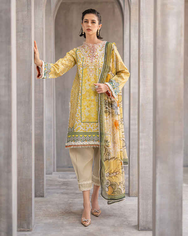 Roheenaz | Azalea Printed Lawn 24 | Celestial Silk by Roheenaz - Designer Dress - Type: Ladies Clothes - Available at Libayah - 100% Original
