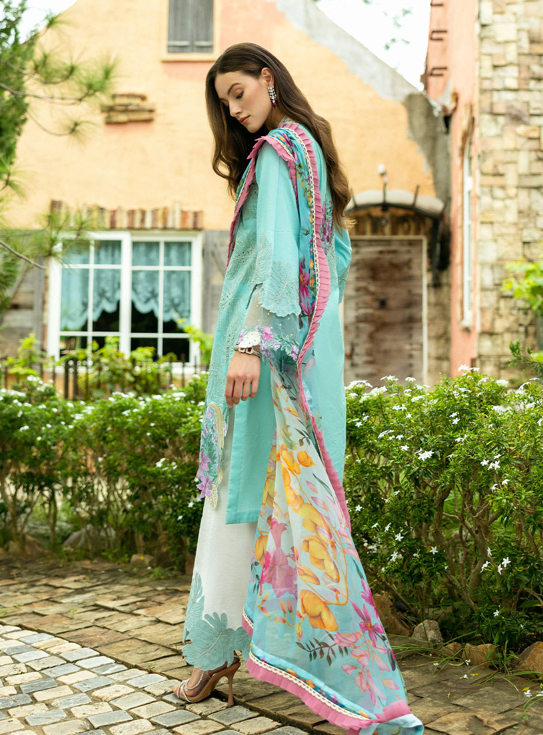Roheenaz | Flanerie Lawn 25 | Helene-3B by Roheenaz - Designer Dress - Type: Ladies Clothes - Available at Libayah - 100% Original
