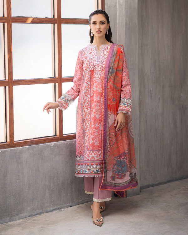 Roheenaz | Azalea Printed Lawn 24 | Sunset Serenade by Roheenaz - Designer Dress - Type: Ladies Clothes - Available at Libayah - 100% Original