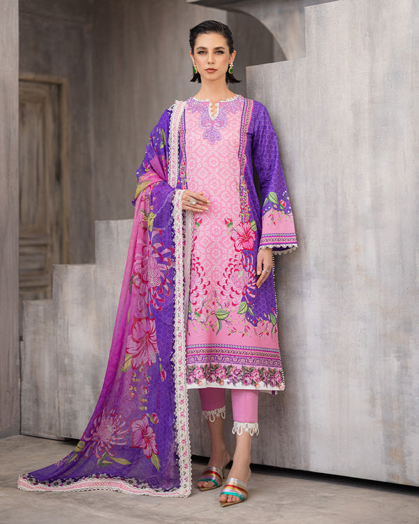 Roheenaz | Azalea Printed Lawn 24 | Luxe Bloom by Roheenaz - Designer Dress - Type: Ladies Clothes - Available at Libayah - 100% Original