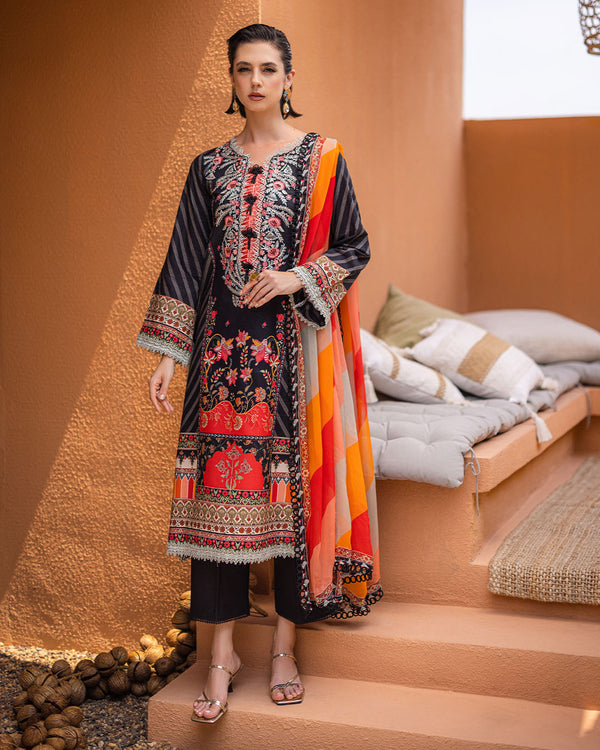 Roheenaz | Azalea Printed Lawn 24 | Midnight Mirage by Roheenaz - Designer Dress - Type: Ladies Clothes - Available at Libayah - 100% Original