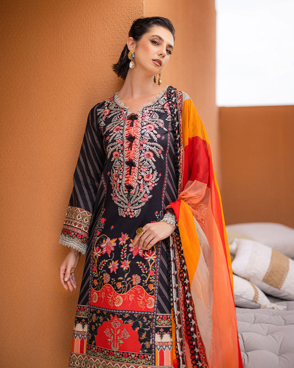 Roheenaz | Azalea Printed Lawn 24 | Midnight Mirage by Roheenaz - Designer Dress - Type: Ladies Clothes - Available at Libayah - 100% Original