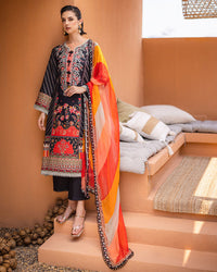 Roheenaz | Azalea Printed Lawn 24 | Midnight Mirage by Roheenaz - Designer Dress - Type: Ladies Clothes - Available at Libayah - 100% Original