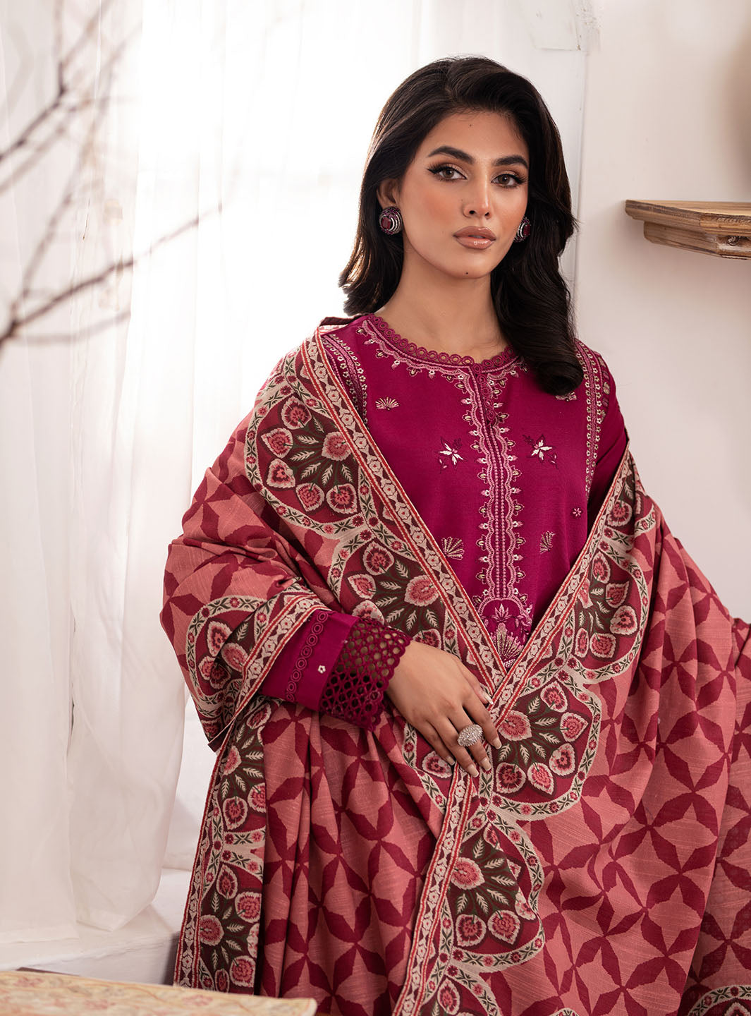 Roheenaz | Meraki Winter Collection | Yana by Roheenaz - Designer Dress - Type: Ladies Clothes - Available at Libayah - 100% Original