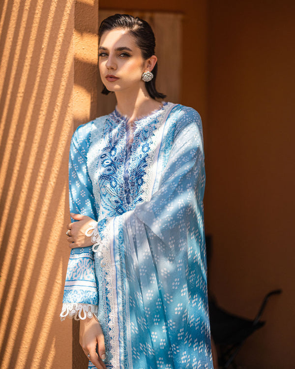 Roheenaz | Azalea Printed Lawn 24 | Starlit Sky by Roheenaz - Designer Dress - Type: Ladies Clothes - Available at Libayah - 100% Original