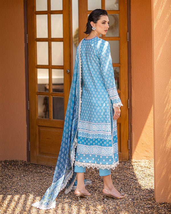 Roheenaz | Azalea Printed Lawn 24 | Starlit Sky by Roheenaz - Designer Dress - Type: Ladies Clothes - Available at Libayah - 100% Original