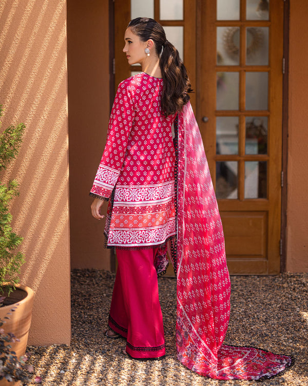 Roheenaz | Azalea Printed Lawn 24 | Coral Cascade by Roheenaz - Designer Dress - Type: Ladies Clothes - Available at Libayah - 100% Original