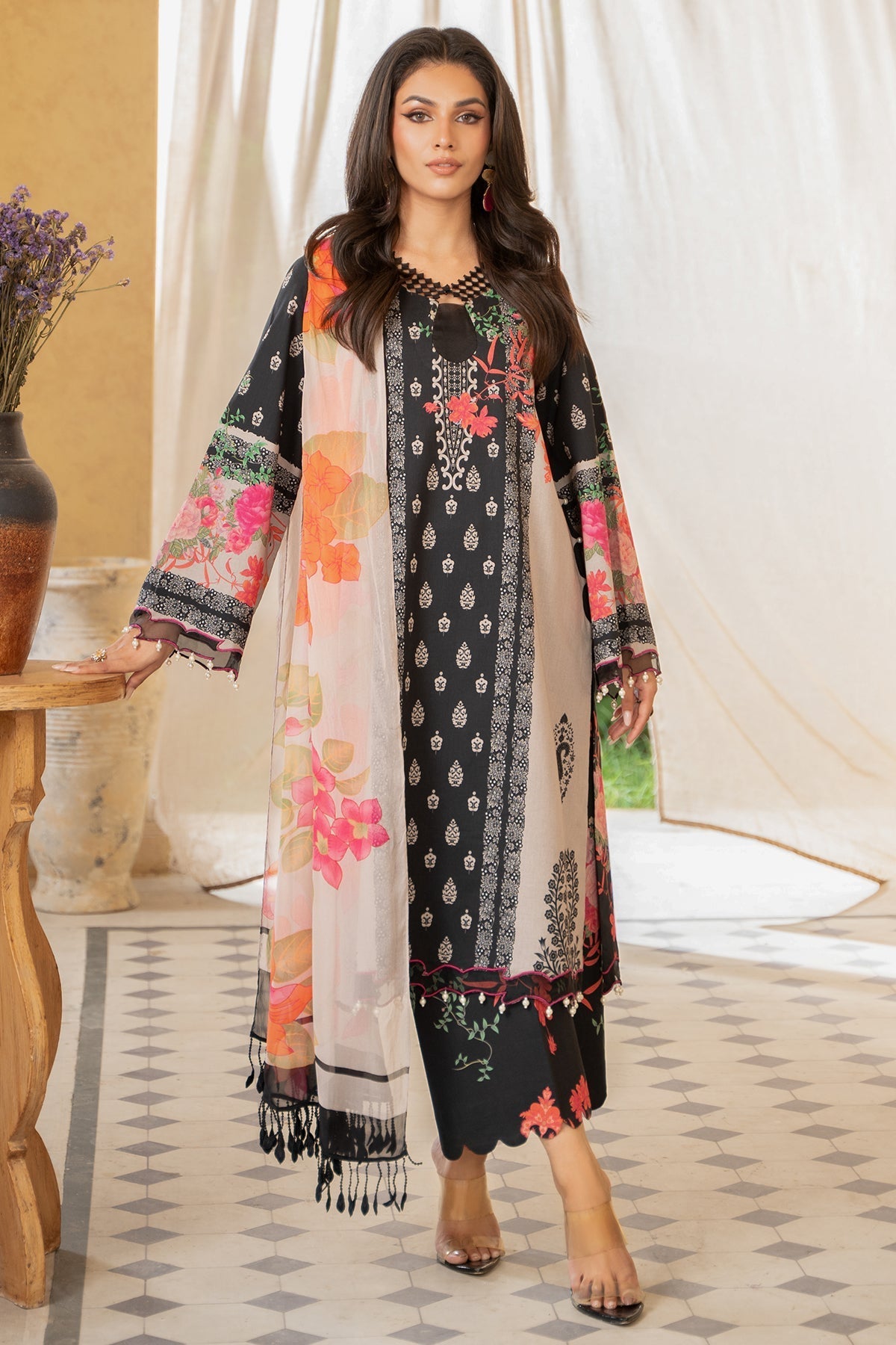 Charizma | Lawn Collection 24 | AS4-49 by Charizma - Designer Dress - Type: Casuals - Available at Libayah - 100% Original