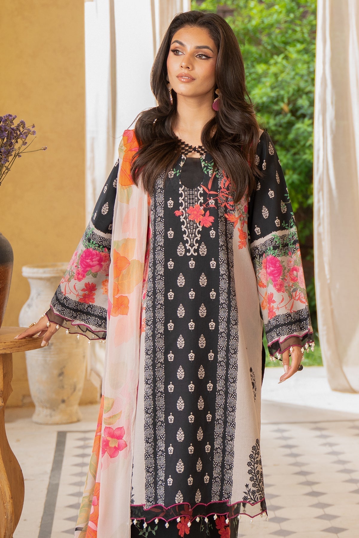 Charizma | Lawn Collection 24 | AS4-49 by Charizma - Designer Dress - Type: Casuals - Available at Libayah - 100% Original
