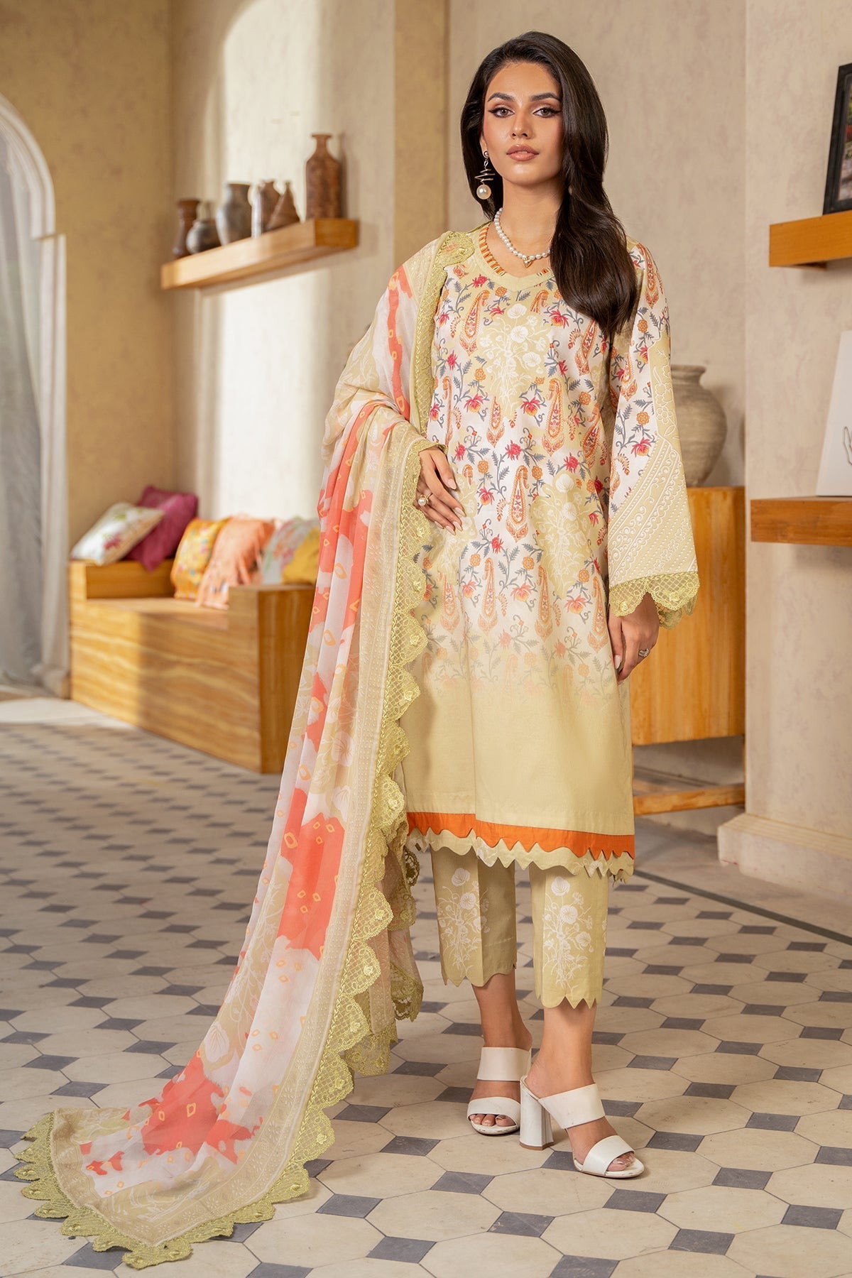 Charizma | Lawn Collection 24 | AS4-33 by Charizma - Designer Dress - Type: Casuals - Available at Libayah - 100% Original