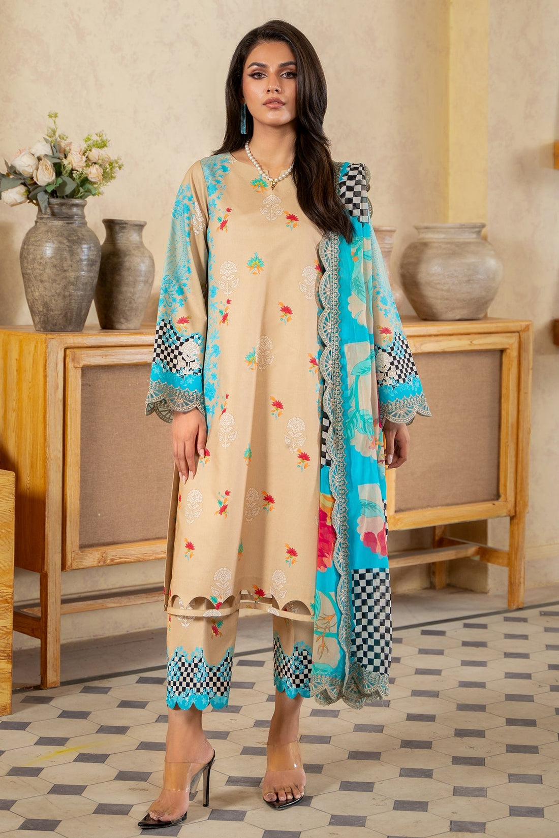 Charizma | Lawn Collection 24 | AS4-43 by Charizma - Designer Dress - Type: Casuals - Available at Libayah - 100% Original