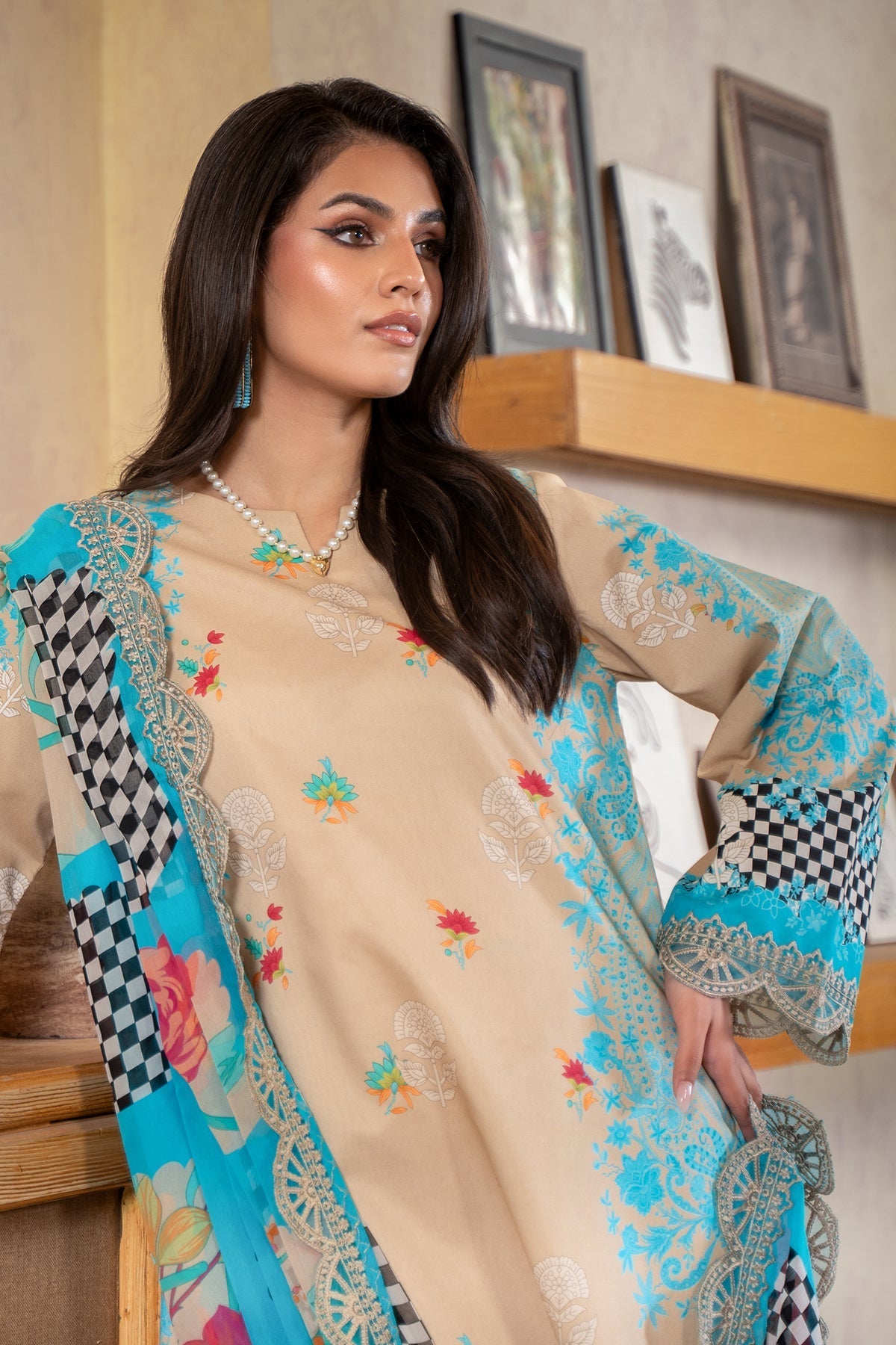 Charizma | Lawn Collection 24 | AS4-43 by Charizma - Designer Dress - Type: Casuals - Available at Libayah - 100% Original