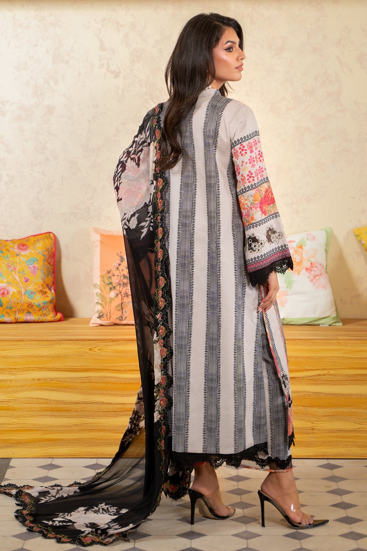 Charizma | Lawn Collection 24 | AS4-35 by Charizma - Designer Dress - Type: Casuals - Available at Libayah - 100% Original