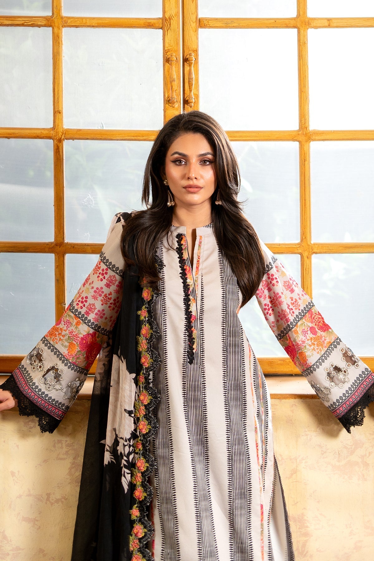 Charizma | Lawn Collection 24 | AS4-35 by Charizma - Designer Dress - Type: Casuals - Available at Libayah - 100% Original