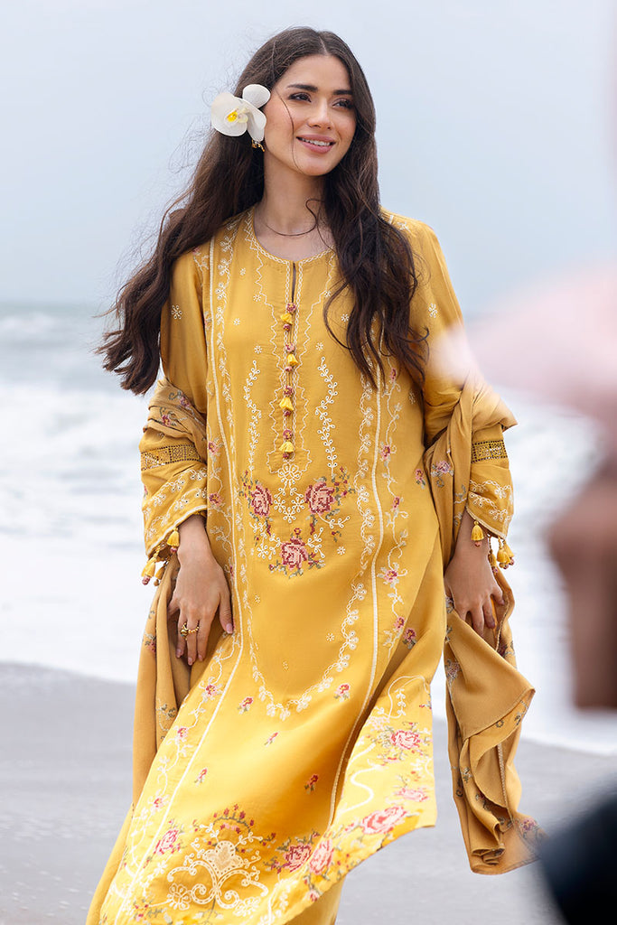 Cross Stitch | Cotton Satin 25 | ROSETTE BLISS- by Cross Stitch - Designer Dress  - Type : Ladies Clothes - Available at Libayah - 100% Original 