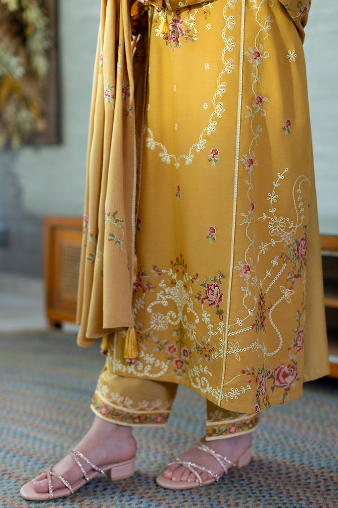 Cross Stitch | Cotton Satin 25 | ROSETTE BLISS- by Cross Stitch - Designer Dress  - Type : Ladies Clothes - Available at Libayah - 100% Original 