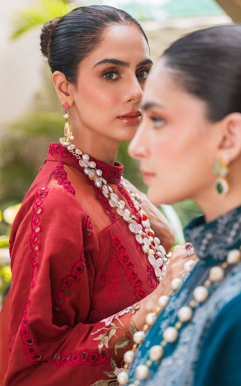 Asifa and Nabeel | Luxury Winter 24 | ROUGE WL-08 by Asifa and Nabeel - Designer Dress - Type: Ladies Clothes - Available at Libayah - 100% Original