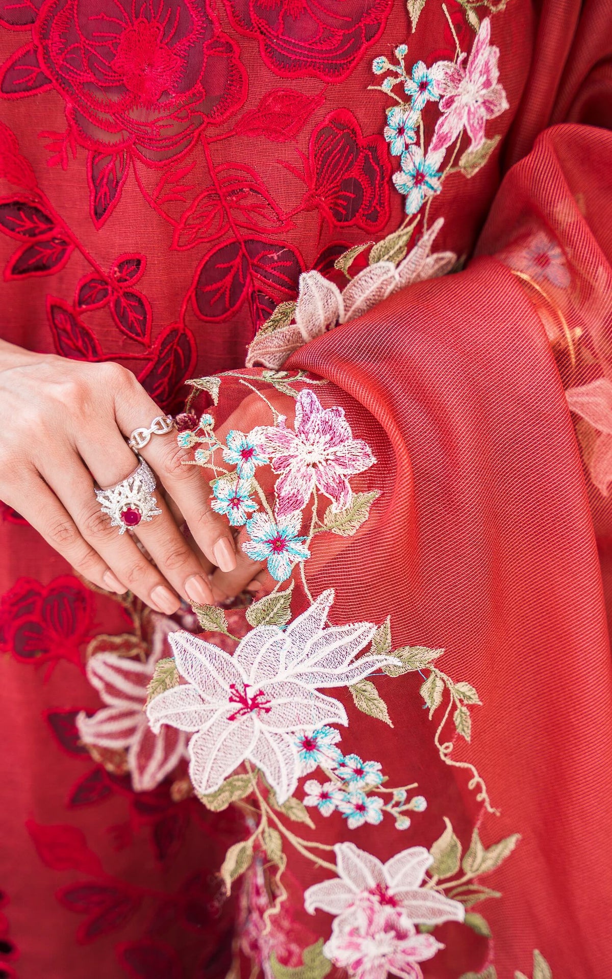 Asifa and Nabeel | Luxury Winter 24 | ROUGE WL-08 by Asifa and Nabeel - Designer Dress - Type: Ladies Clothes - Available at Libayah - 100% Original