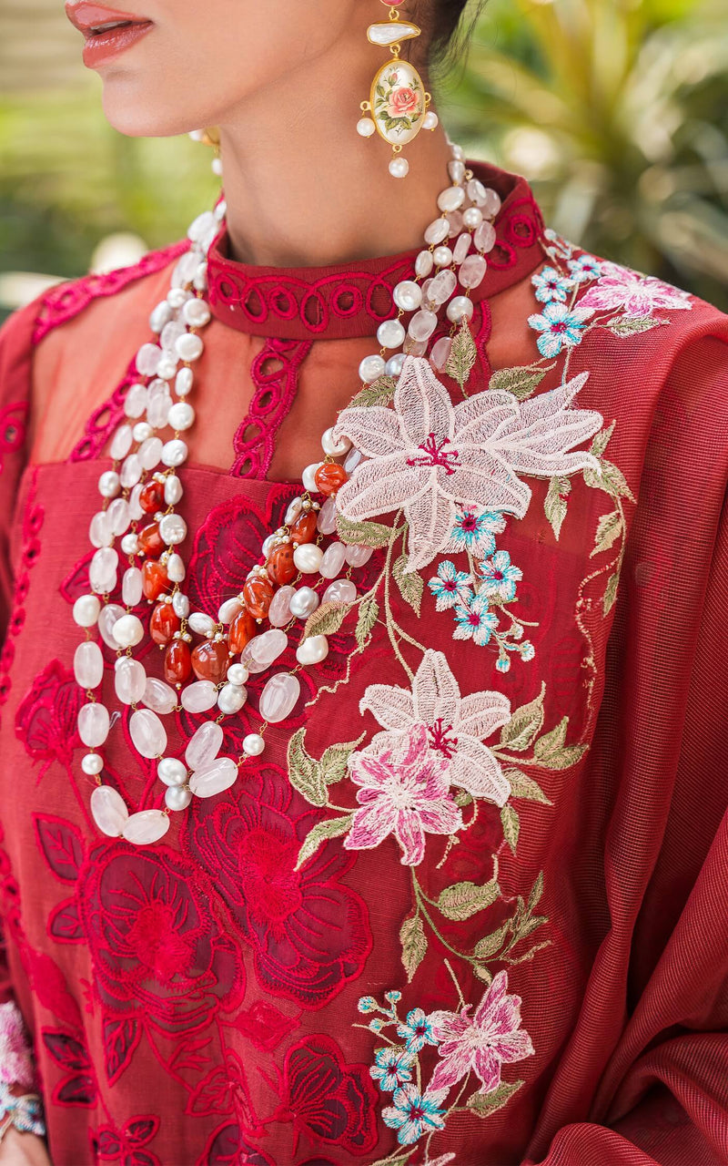 Asifa and Nabeel | Luxury Winter 24 | ROUGE WL-08 by Asifa and Nabeel - Designer Dress - Type: Ladies Clothes - Available at Libayah - 100% Original