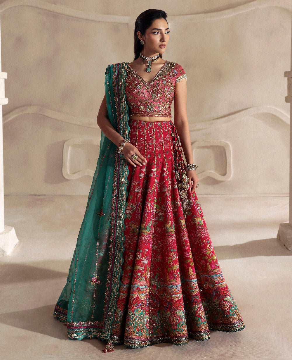 Floriane – authentic Pakistani wedding dress from the Republic Womenswear Lilianne Wedding 25 bridal collection for women in the UK
