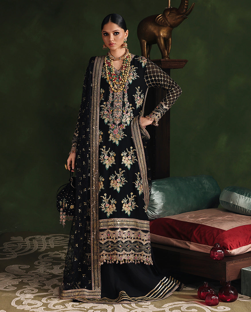 Roheenaz | Royale Eternel Chiffon Edit | Radiant Muse by Roheenaz - Designer Dress  - Type : Ladies Clothes - Available at Libayah - 100% Original 