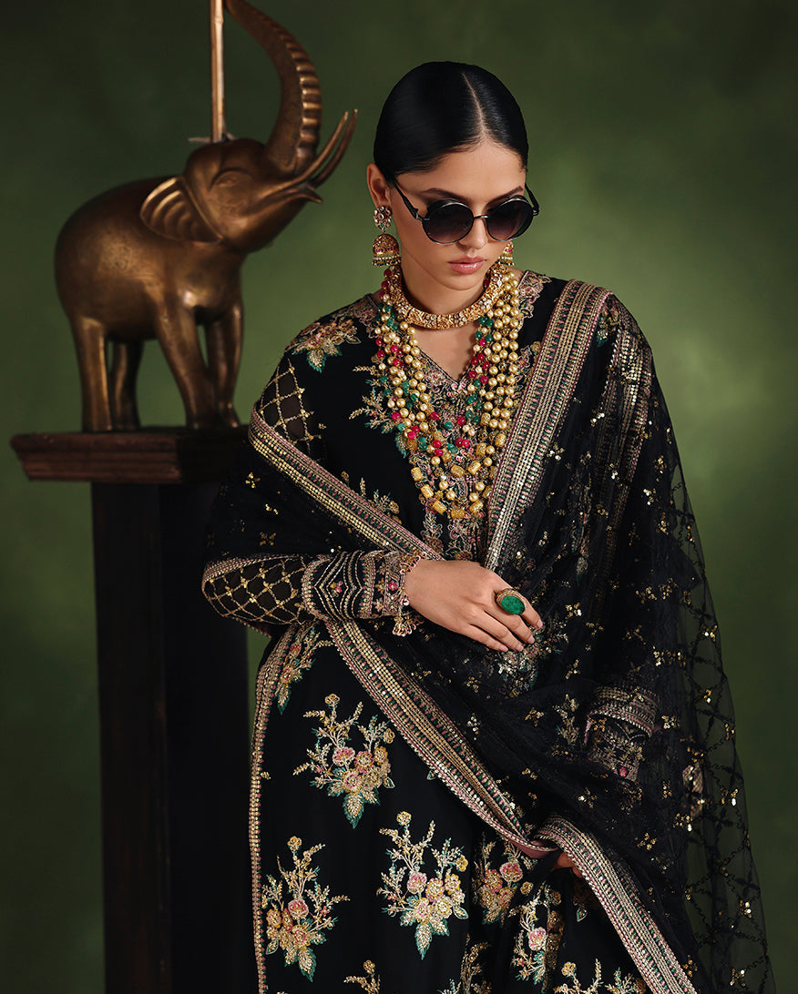 Roheenaz | Royale Eternel Chiffon Edit | Radiant Muse by Roheenaz - Designer Dress  - Type : Ladies Clothes - Available at Libayah - 100% Original 