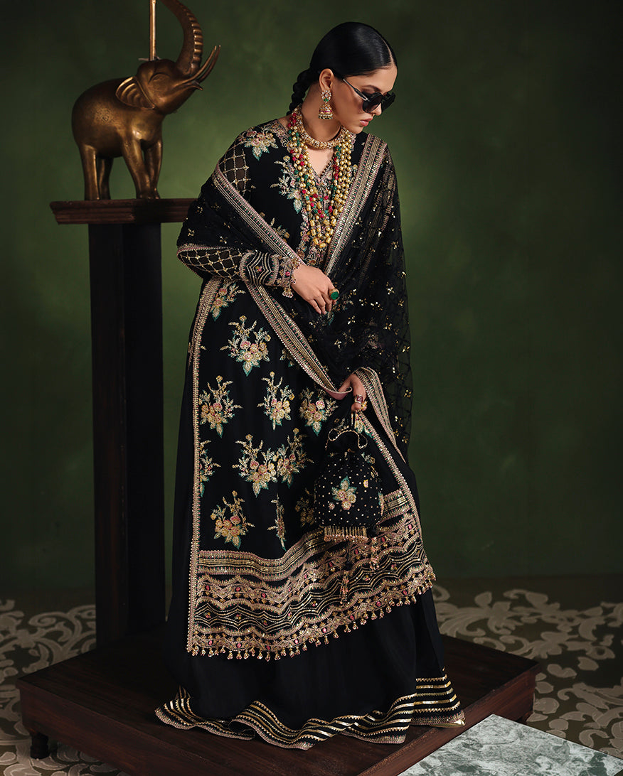 Roheenaz | Royale Eternel Chiffon Edit | Radiant Muse by Roheenaz - Designer Dress  - Type : Ladies Clothes - Available at Libayah - 100% Original 