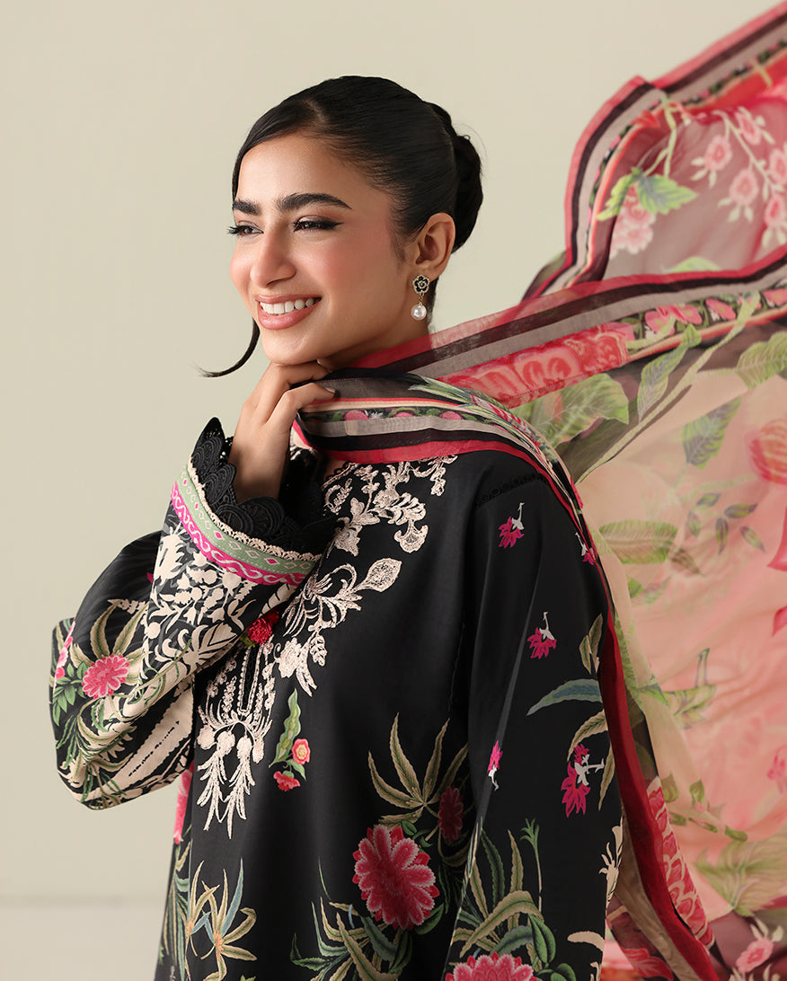 Roheenaz | Rosette Lawn | Radiant Noon - Designer Dress - Type : Ladies Clothes - Available at Libayah - 100% Original