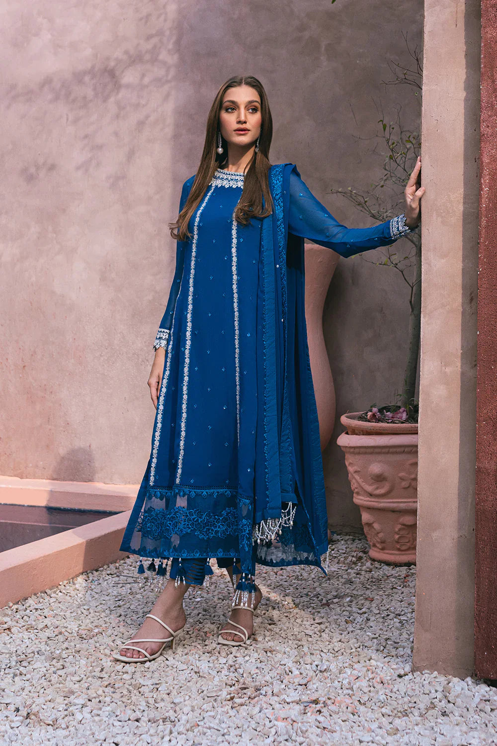 Azure | Embroidered Ensembles 3 Pcs | Radiant Sky by Azure - Designer Dress - Type: Ladies Clothes - Available at Libayah - 100% Original