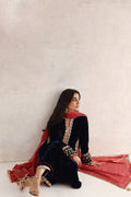 Sana Abbas | Velvet Formals | RAINA by Sana Abbas - Designer Dress - Type: Ladies Clothes - Available at Libayah - 100% Original