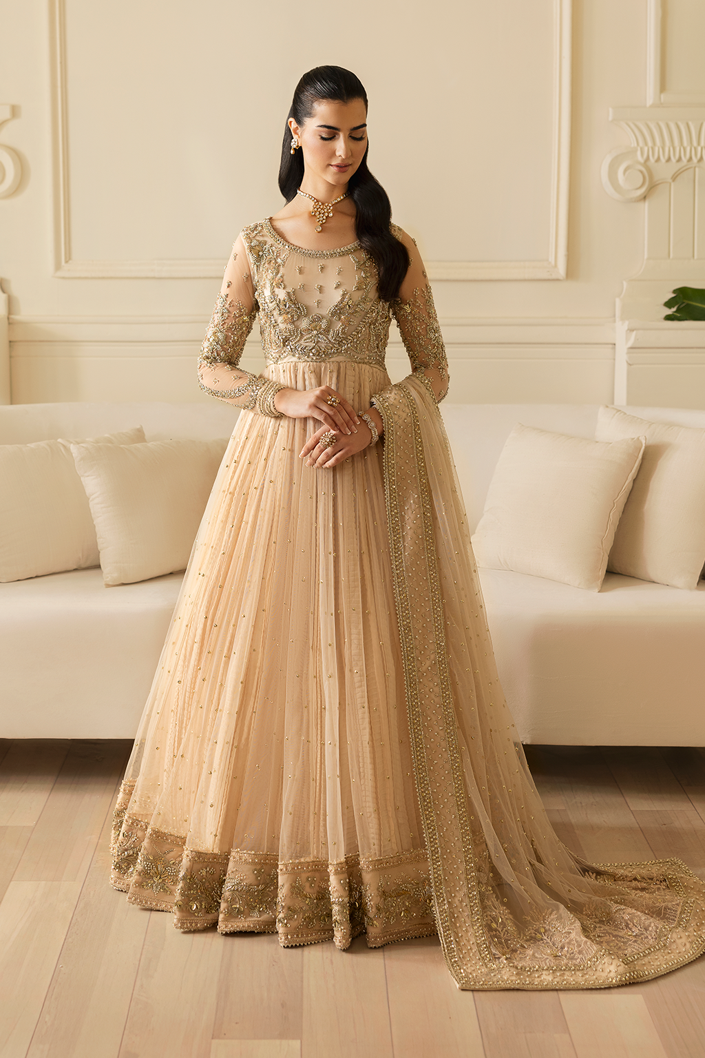 Raja Salahuddin | Jaana Wedding Formals 24 | Chashni by Raja Salahuddin - Designer Dress - Type: Ladies Clothes - Available at Libayah - 100% Original