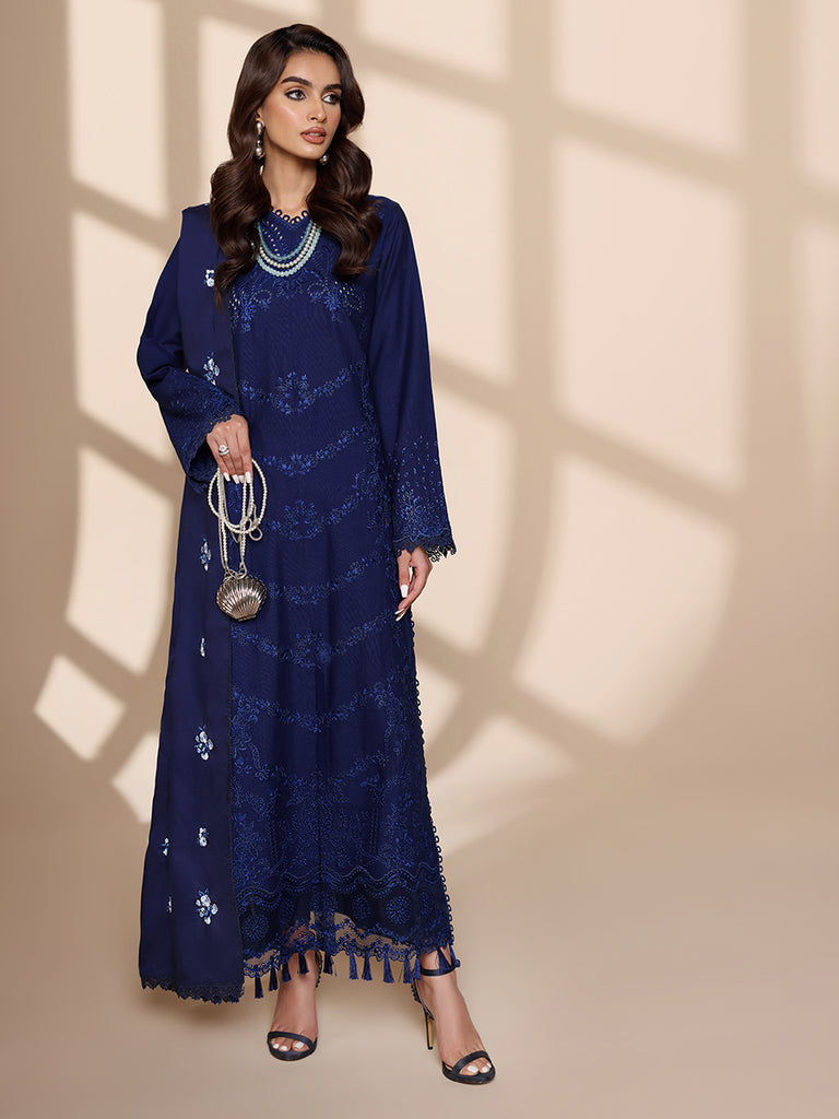 Rajbari | Nissa Embroidered Shawl |  Embroidered Shawl Series 01 by Rajbari - Designer Dress - Type: Ladies Clothes - Available at Libayah - 100% Original