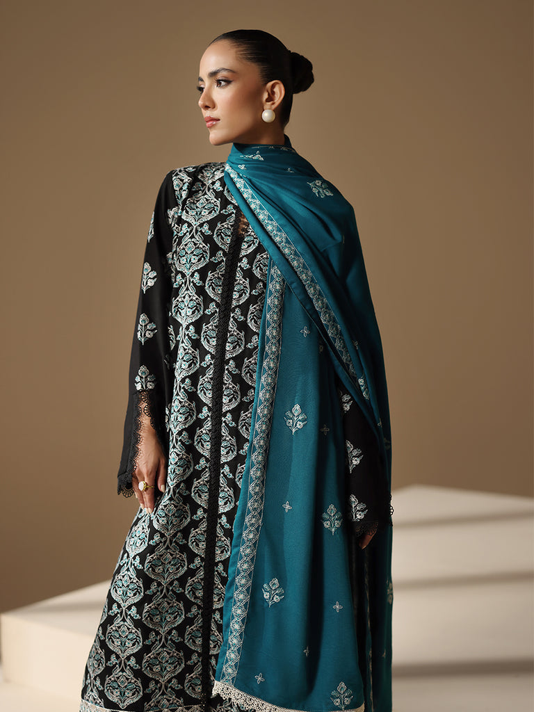 Rajbari | Nissa Embroidered Shawl |  Embroidered Shawl Series 04 by Rajbari - Designer Dress - Type: Ladies Clothes - Available at Libayah - 100% Original
