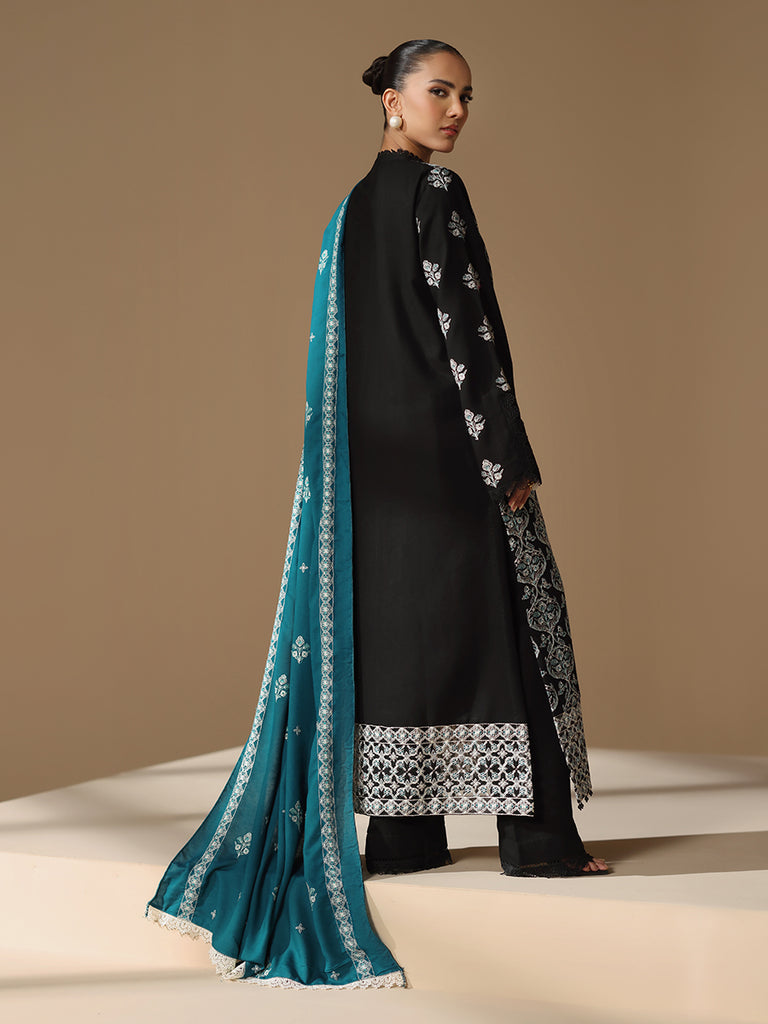 Rajbari | Nissa Embroidered Shawl |  Embroidered Shawl Series 04 by Rajbari - Designer Dress - Type: Ladies Clothes - Available at Libayah - 100% Original