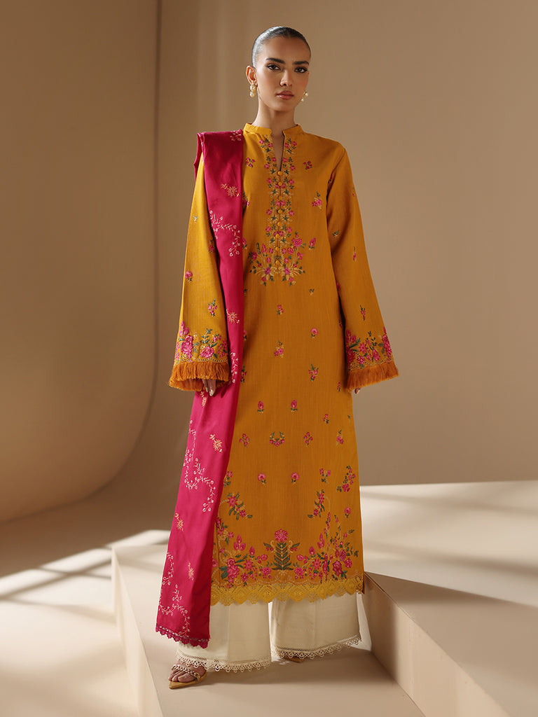 Rajbari | Nissa Embroidered Shawl |  Embroidered Shawl Series 12 by Rajbari - Designer Dress - Type: Ladies Clothes - Available at Libayah - 100% Original