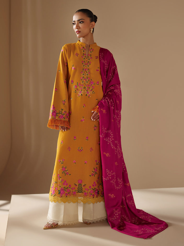 Rajbari | Nissa Embroidered Shawl |  Embroidered Shawl Series 12 by Rajbari - Designer Dress - Type: Ladies Clothes - Available at Libayah - 100% Original