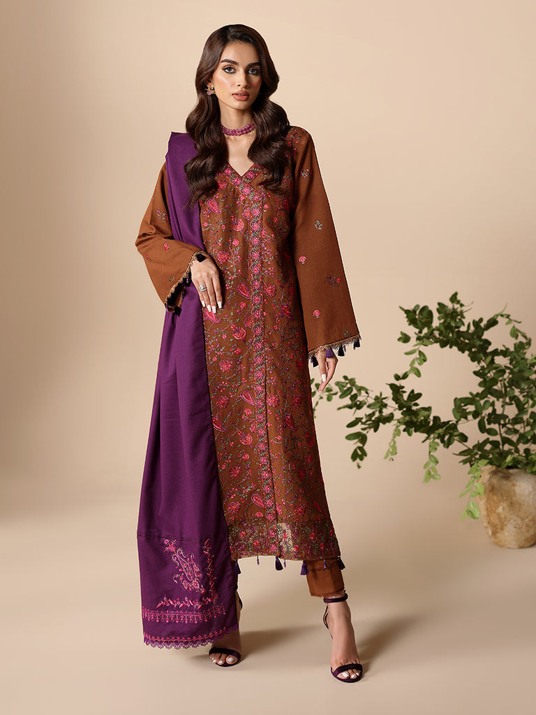 Rajbari | Nissa Embroidered Shawl |  Embroidered Shawl Series 09 by Rajbari - Designer Dress - Type: Ladies Clothes - Available at Libayah - 100% Original