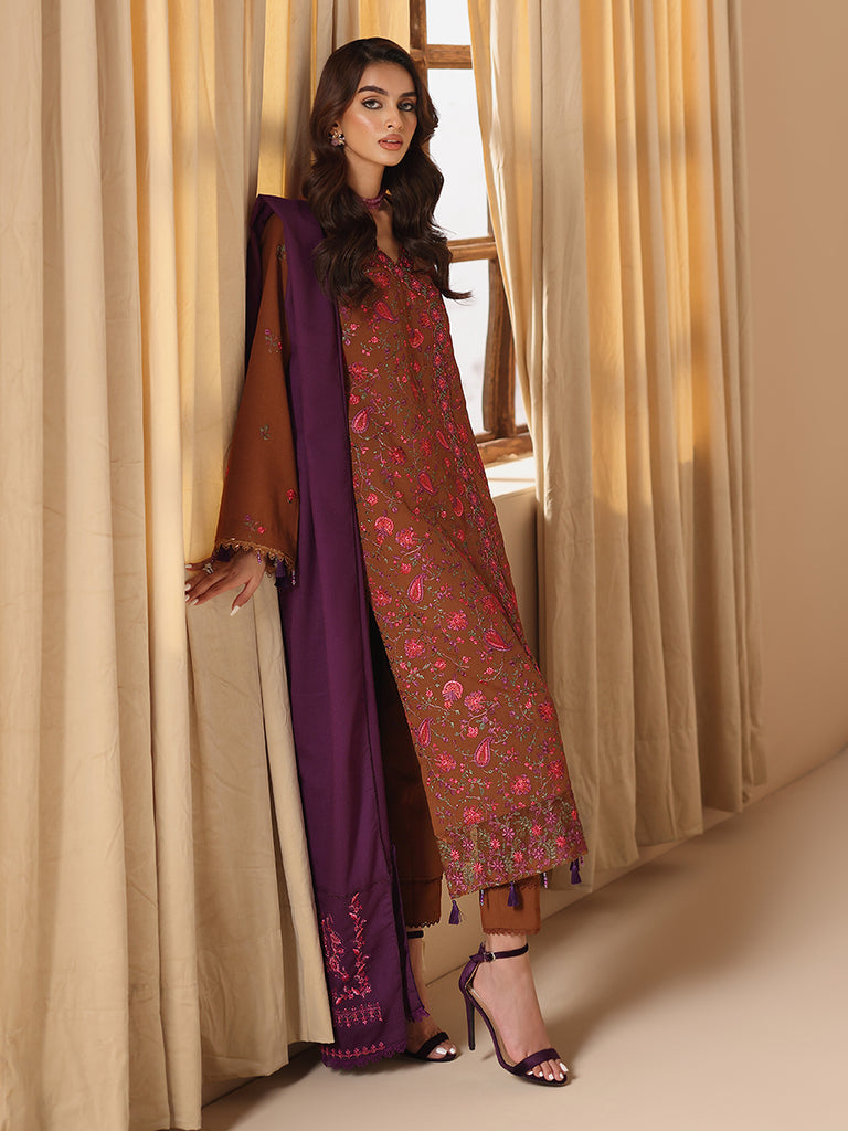 Rajbari | Nissa Embroidered Shawl |  Embroidered Shawl Series 09 by Rajbari - Designer Dress - Type: Ladies Clothes - Available at Libayah - 100% Original