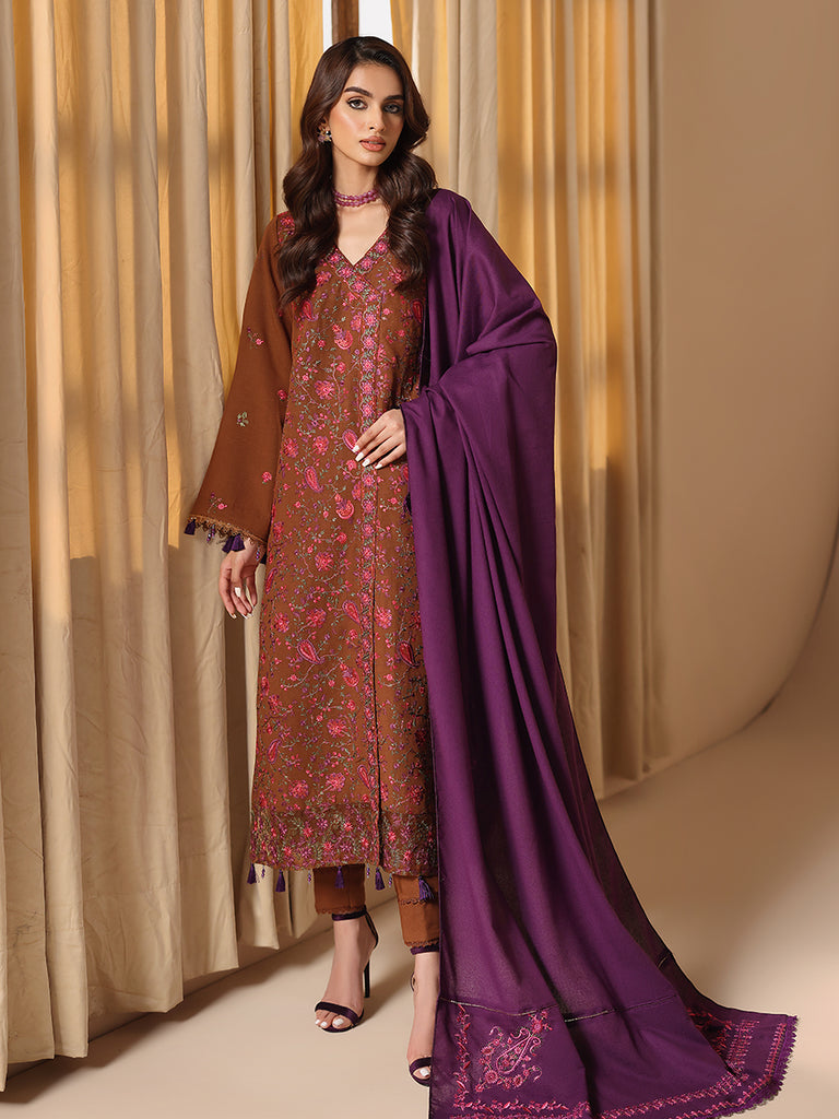 Rajbari | Nissa Embroidered Shawl |  Embroidered Shawl Series 09 by Rajbari - Designer Dress - Type: Ladies Clothes - Available at Libayah - 100% Original