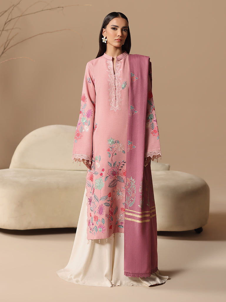 Rajbari | Nissa Embroidered Shawl |  Embroidered Shawl Series 07 by Rajbari - Designer Dress - Type: Ladies Clothes - Available at Libayah - 100% Original