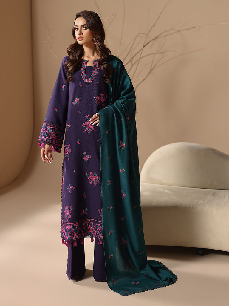 Rajbari | Nissa Embroidered Shawl |  Embroidered Shawl Series 06 by Rajbari - Designer Dress - Type: Ladies Clothes - Available at Libayah - 100% Original