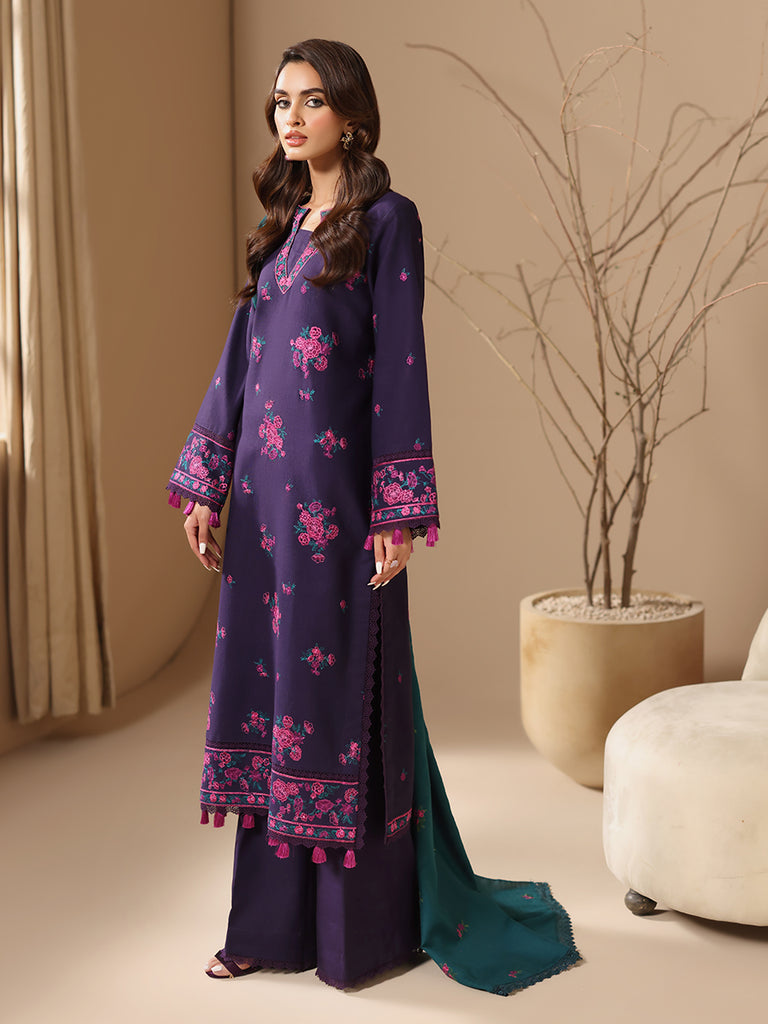 Rajbari | Nissa Embroidered Shawl |  Embroidered Shawl Series 06 by Rajbari - Designer Dress - Type: Ladies Clothes - Available at Libayah - 100% Original