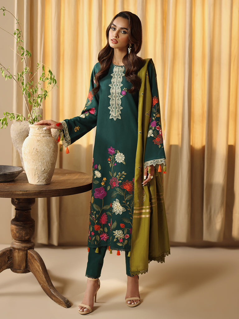 Rajbari | Nissa Embroidered Shawl |  Embroidered Shawl Series 11 by Rajbari - Designer Dress - Type: Ladies Clothes - Available at Libayah - 100% Original