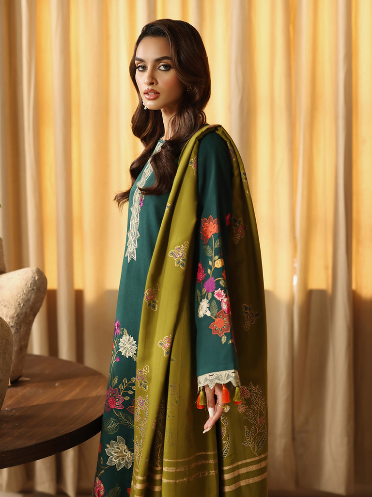 Rajbari | Nissa Embroidered Shawl |  Embroidered Shawl Series 11 by Rajbari - Designer Dress - Type: Ladies Clothes - Available at Libayah - 100% Original