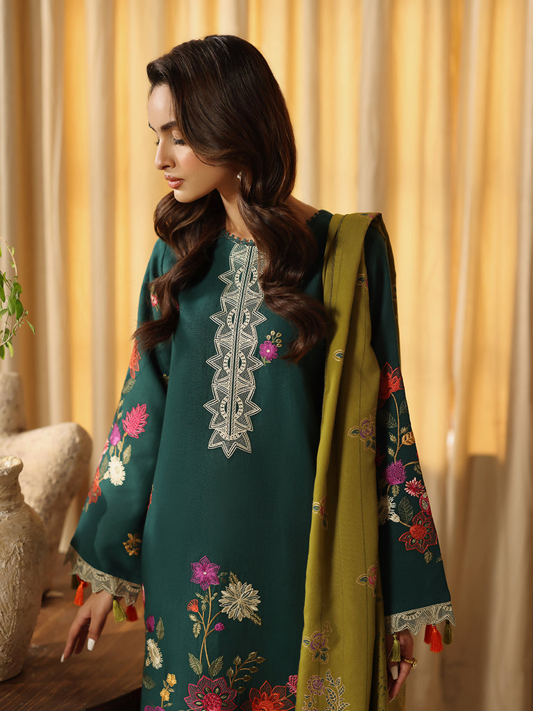 Rajbari | Nissa Embroidered Shawl |  Embroidered Shawl Series 11 by Rajbari - Designer Dress - Type: Ladies Clothes - Available at Libayah - 100% Original