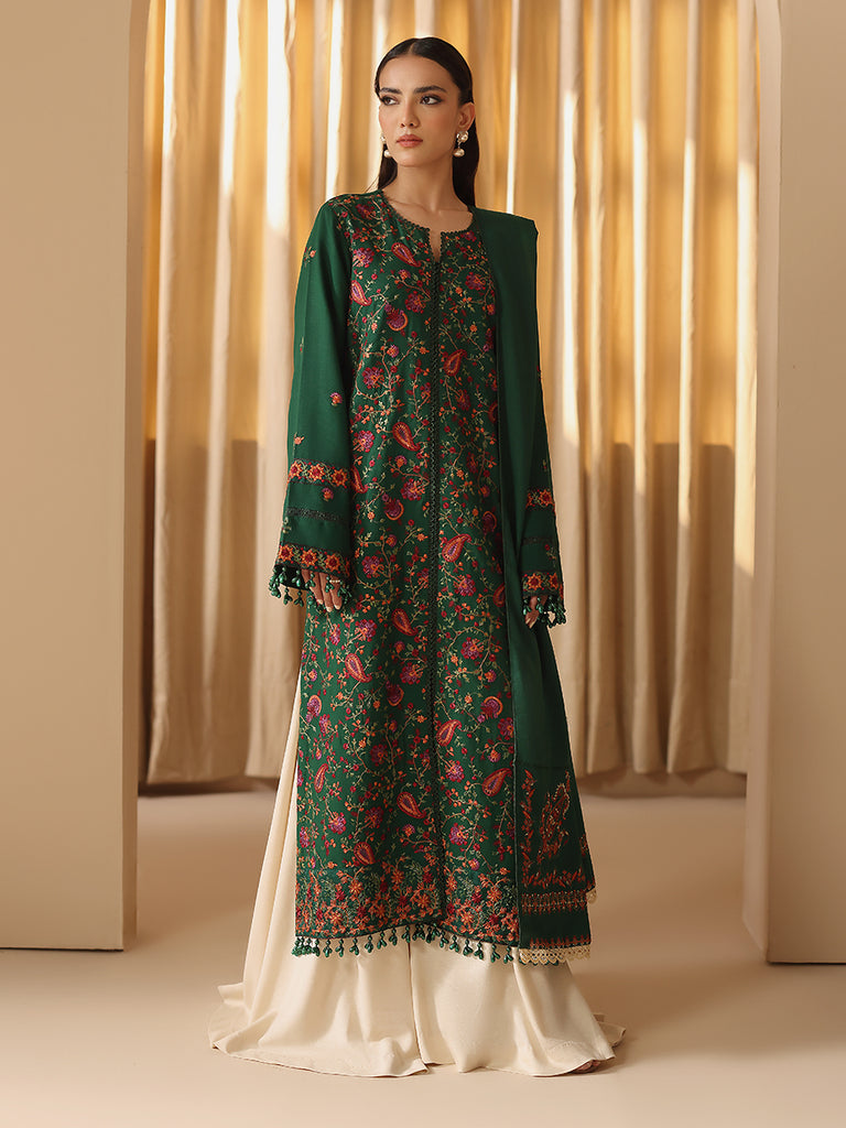 Rajbari | Nissa Embroidered Shawl |  Embroidered Shawl Series 03 by Rajbari - Designer Dress - Type: Ladies Clothes - Available at Libayah - 100% Original