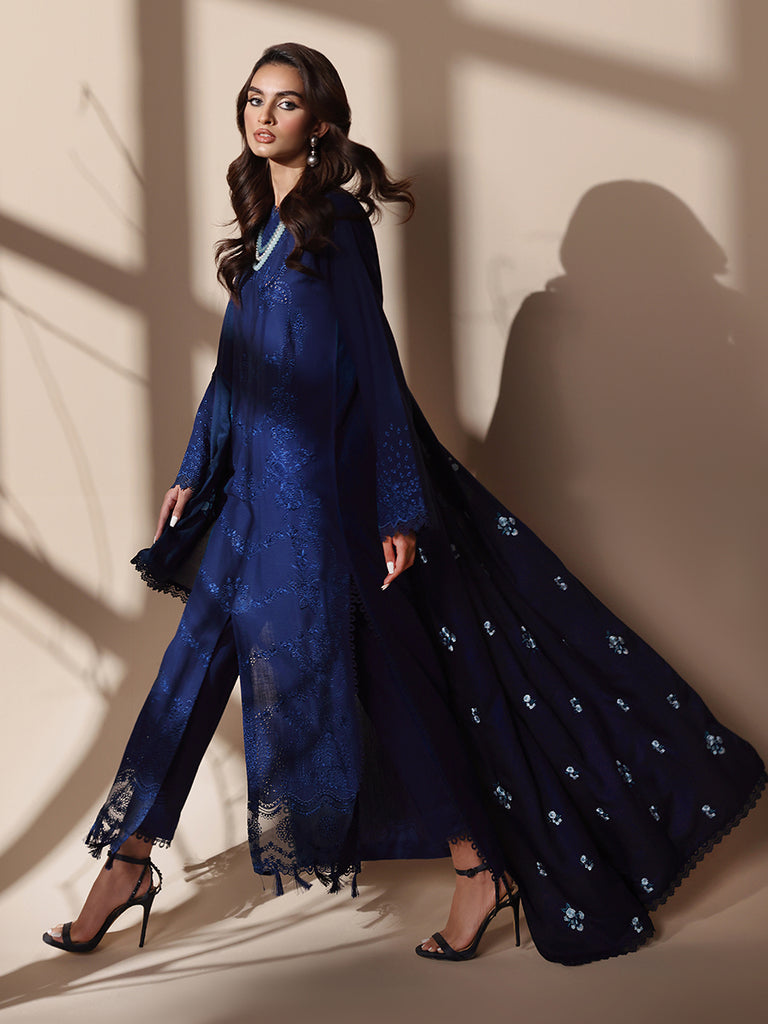 Rajbari | Nissa Embroidered Shawl |  Embroidered Shawl Series 01 by Rajbari - Designer Dress - Type: Ladies Clothes - Available at Libayah - 100% Original